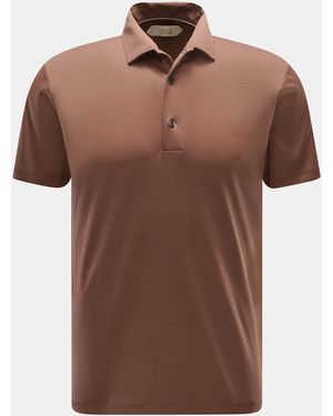 Aurélien Jersey-Poloshirt - Braun