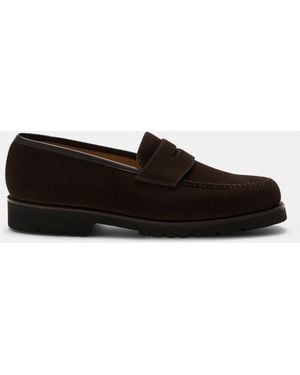 Crockett & Jones Penny Loafer 'Boston' - Schwarz