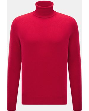 Malo Cashmere Rollkragenpullover - Rot