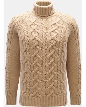Brunello Cucinelli Cashmere Rollkragenpullover - Natur