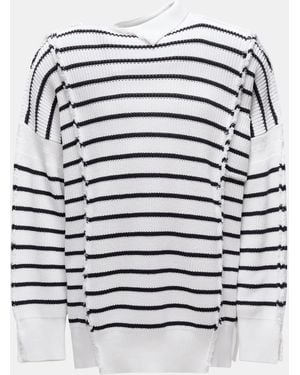 Marni Pullover/Schwarz Gestreift - Weiß