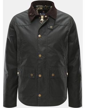 Barbour Wachsjacke 'Reelin Wax' - Schwarz