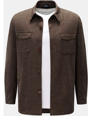 Tombolini Overshirt Meliert - Braun