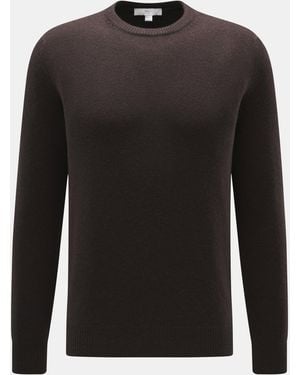Malo Cashmere Rundhalspullover - Schwarz