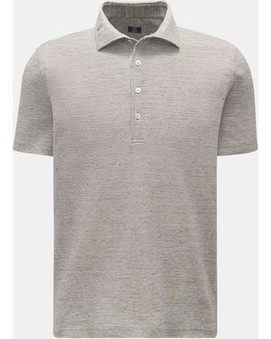 Fedeli Poloshirt Meliert - Grau
