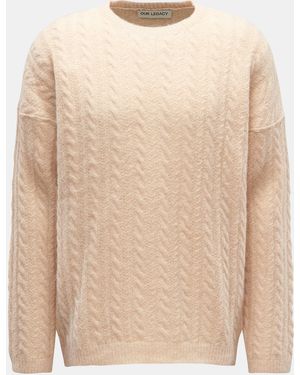 Our Legacy Rundhalspullover 'Popover Roundneck' - Natur