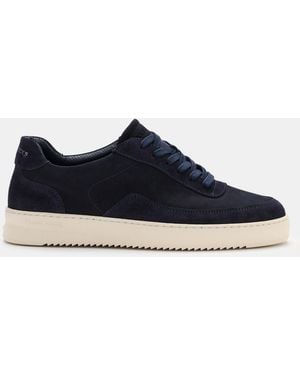 Filling Pieces Sneaker 'Mondo Suede' - Blau