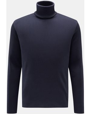 KIEFERMANN Jersey-Rollkragenshirt 'Genzon' - Blau