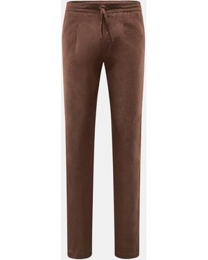 Aurélien Leinen-Jogpants - Braun