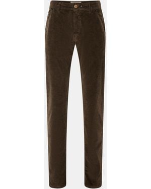 handpicked Cordhose 'Parma' Dunkelbraun