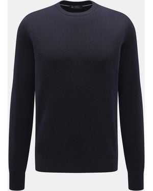 Colombo Kid Cashmere Rundhalspullover - Blau