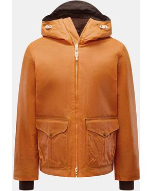 Manifattura Ceccarelli Wachsjacke 'Blazer Coat' - Orange