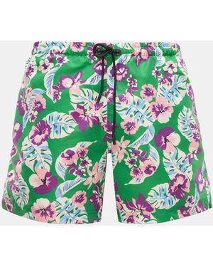 PT Torino Badeshorts/Violett Gemustert - Grün