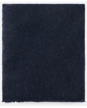 Fedeli Cashmere Tuch 'Yeti' - Blau