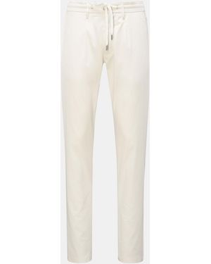 ACE DENIM Jogpants 'Soft Chino' - Weiß
