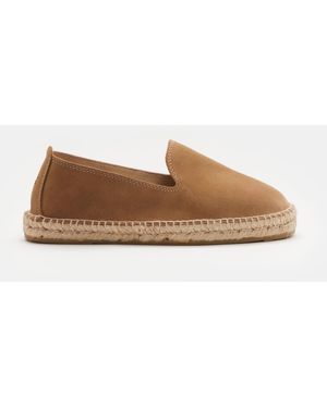 Manebí MANEBÍ Espadrilles 'Suede Flat' - Braun