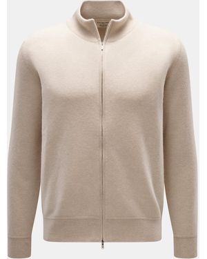 FIORONI CASHMERE Cashmere Strickjacke - Natur