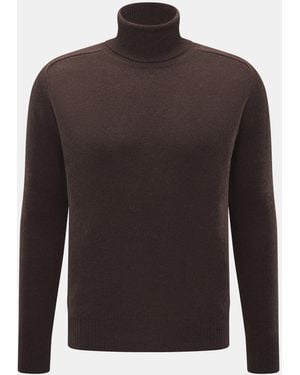 B.F. Knitwear Cashmere Rollkragenpullover - Braun