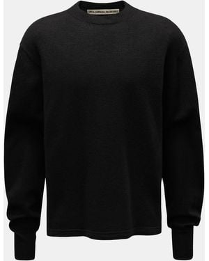 Meta Campania Collective Cashmere Rundhalspullover - Schwarz