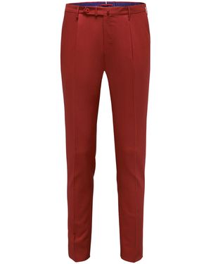 Incotex Wollhose 'Skin Fit' - Rot
