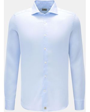 Sonrisa Casual Hemd Haifisch-Kragen - Blau