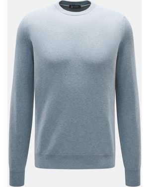Colombo Kid Cashmere Rundhalspullover - Blau
