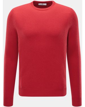 Malo Cashmere Rundhalspullover - Rot