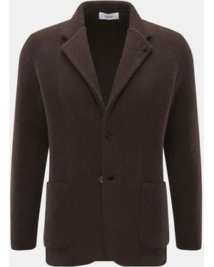 Lardini Cashmere Strickblazer - Schwarz