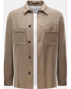 Incotex Overshirt - Braun