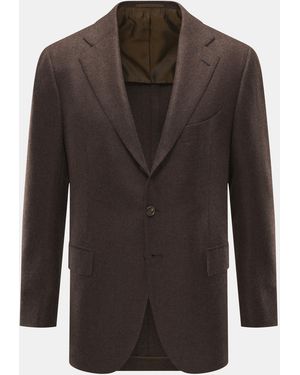 Cesare Attolini Cashmere Sakko Meliert - Braun