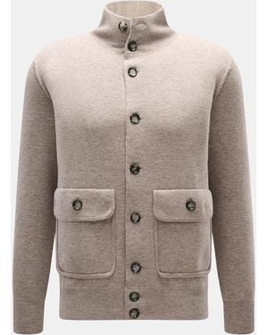 Allude Cardigan Meliert - Natur