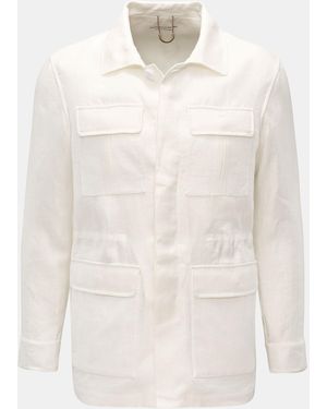 The Product is the Hero Leinenjacke 'Dexter' - Weiß