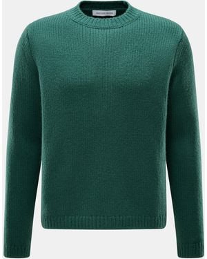 Iris Von Arnim Cashmere-Seide Rundhalspullover 'Felton' - Grün
