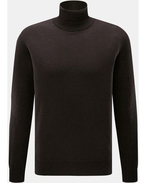 Malo Cashmere Rollkragenpullover - Schwarz