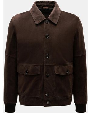 Windsor. Velourslederjacke 'Manfredo' - Braun