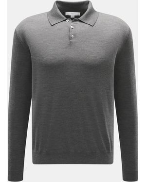 Malo Feinstrickpolo Meliert - Grau