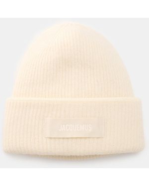 Jacquemus Mütze 'Le Bonnet Gros Grain' - Natur