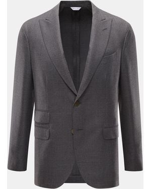 Boglioli Sakko 'K. Jacket' Meliert - Grau
