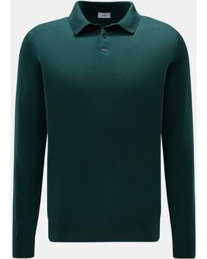 von Braun Merino Feinstrickpolo - Grün