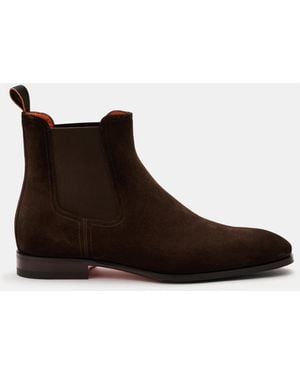 Santoni Chelsea Boot 'Adrian' - Braun