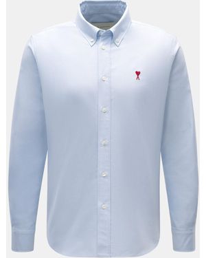 Ami Paris Oxfordhemd Button-Down-Kragen - Blau