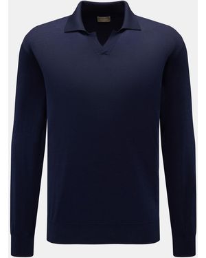 Cruciani Strickpolo - Blau