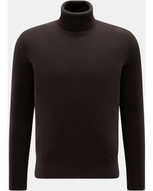 von Braun Cashmere Rollkragenpullover - Schwarz