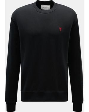 Ami Paris Rundhals-Sweatshirt - Schwarz