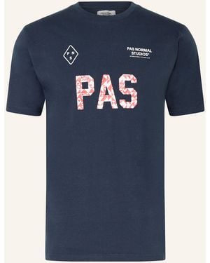 Pas Normal Studios T-Shirt OFF-RACE - Blau