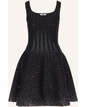 Maje Cocktailkleid mit Schmucksteinen - Schwarz