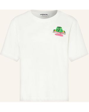 Essentiel Antwerp T-Shirt HARISSON mit Pailletten - Natur
