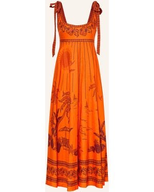 ALÉMAIS Leinenkleid - Orange