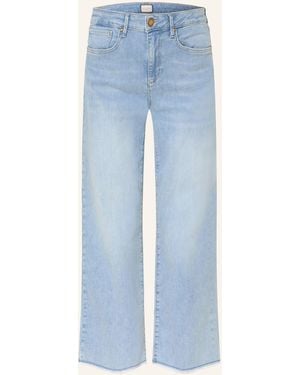 Seductive Straight Jeans MERON CROPPED - Blau