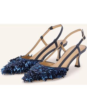 PROSPERINE® Slingpumps mit Pailletten - Blau